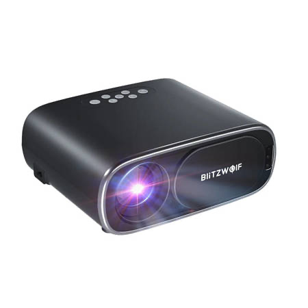 BlitzWolf BW-V4 1080p LED light/projector, Wi-Fi + Bluetooth BlitzWolf BW-V4 1080p LED light/projector, Wi-Fi + Bluetooth